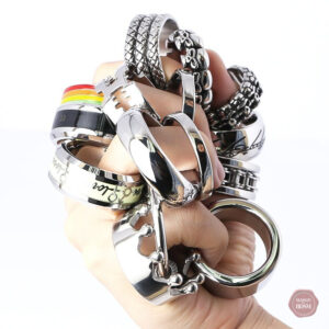 Set d'anneaux de gland design, 15 pièces incluses