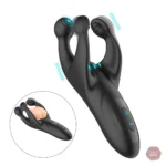 Vibromasseur silicone testicules 3 tiges
