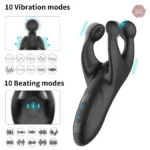 Accessoire CBT : vibromasseur silicone pour testicules