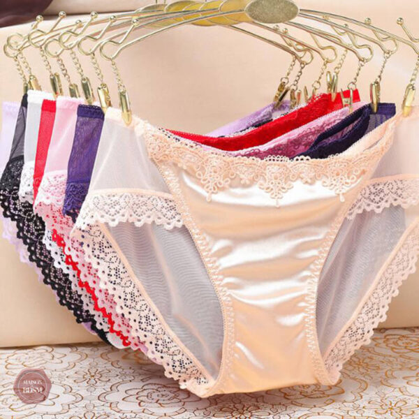 4-pieces-dentelle-transparente-sexy-culotte-en-satin-luxueuse-1 Ensemble de lingerie sexy en dentelle transparente et satin