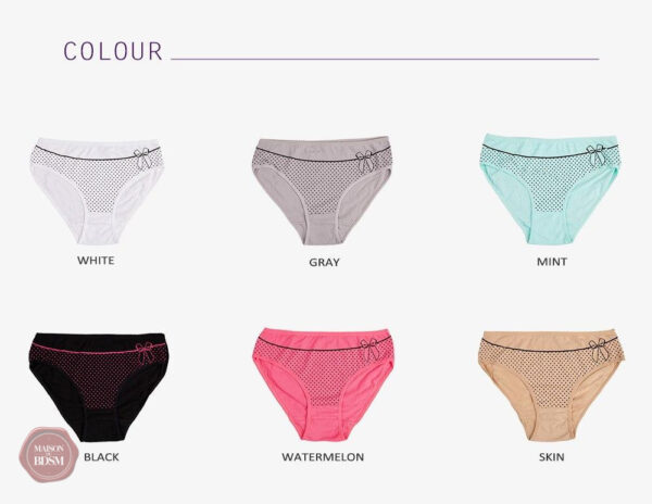 6-culottes-sissy-a-pois-1 Culottes Sissy à pois, pack de 6 pièces élégantes et confortables
