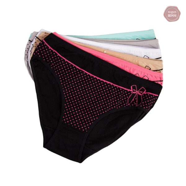 Variations de culottes Sissy, design à pois, style unique et féminin