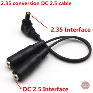 Convertisseur audio Jack 2.35 vers Jack 2.5, pratique et compact