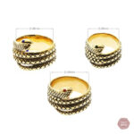 Accessoire de plaisir Cobra, design élégant en 24K