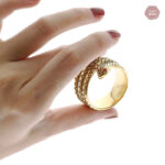 Cobra 24K, anneau de gland, accessoire de luxe discret
