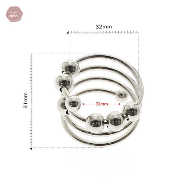 Accessoire de bien-être intime, forme spiralée