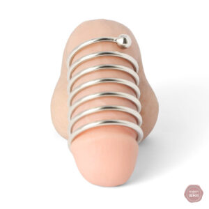 Accessoire intime en spirale pour le plaisir masculin