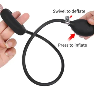Accessoire de plaisir pour pénis, anneau gonflable
