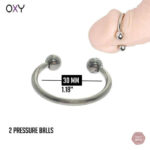 Anneau pénien 2 Balles de pression pour stimulation