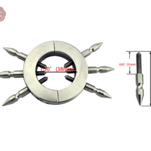 Accessoire de CBT en acier inoxydable pour sensations intenses