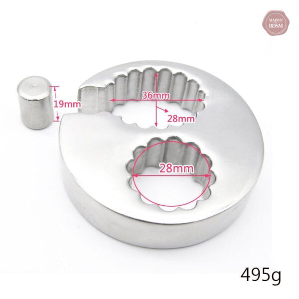 Accessoire CBT en acier inoxydable pour une stimulation intense