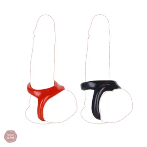 Anneau en silicone pour pénis et testicules