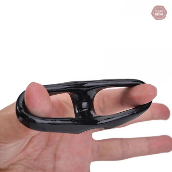 Anneau stimulant pour pénis et testicules en silicone