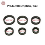 6 anneaux de gland en silicone pour un confort optimal