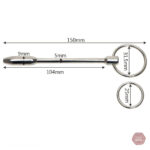 Masturbateur en acier inoxydable, design ergonomique pour confort