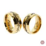 Design élégant de bague en or 24K