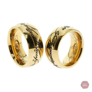 Design élégant de bague en or 24K