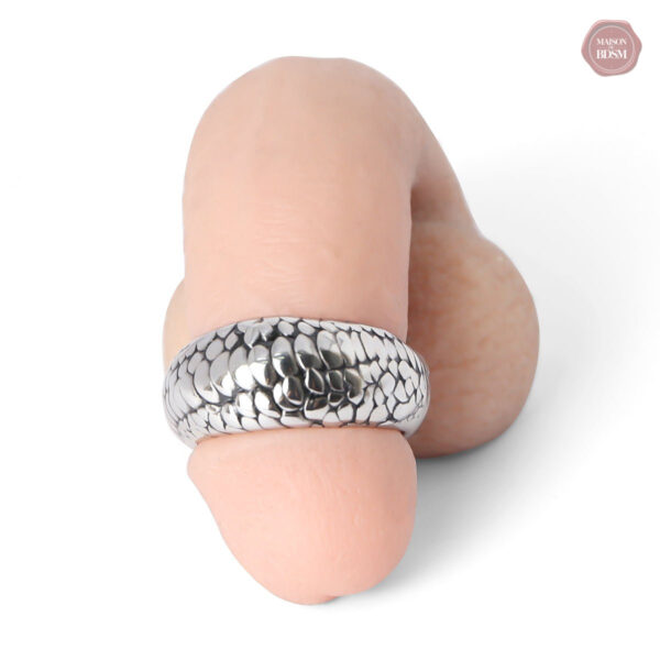 Bague Gland élégante en or et acier
