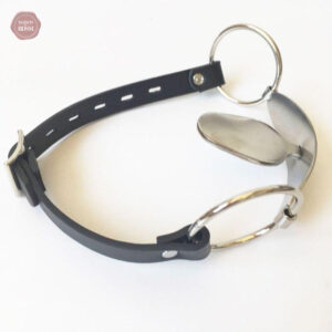 Baillon boule en acier, accessoire de bondage durable et résistant