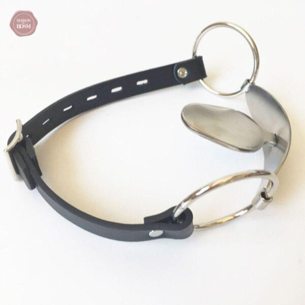 Baillon boule en acier, accessoire de bondage durable et résistant