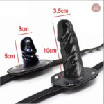 Bâillon en silicone avec gode, idéal pour le plaisir partagé