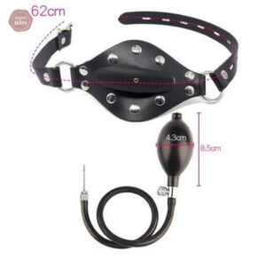 Accessoire de jeu BDSM : bâillon gonflable pour sensations intenses