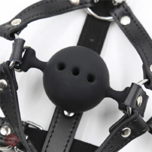 Bâillon Harnais en silicone, accessoire pour jeux de rôle