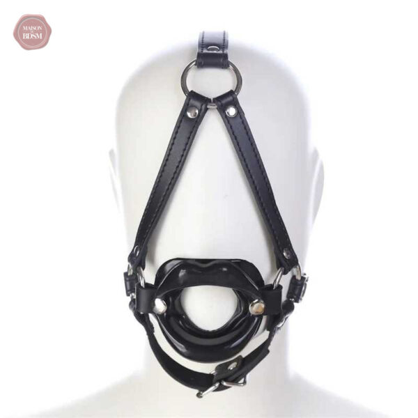 Accessoire de bondage : bâillon avec harnais