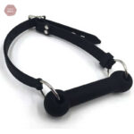 Bâillon mors en silicone pour jeux BDSM