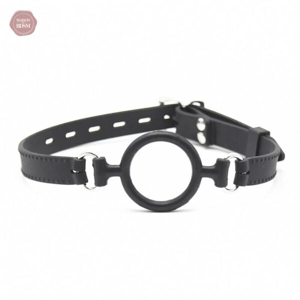 Bâillon silicone pour jeux de rôle et de domination