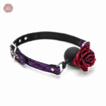 Accessoire de jeu BDSM : Bâillon fleur pour couples