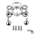 Accessoire de jeux sexuels en acier pour adultes