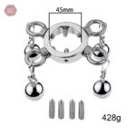 Accessoire de plaisir masculin en métal durable