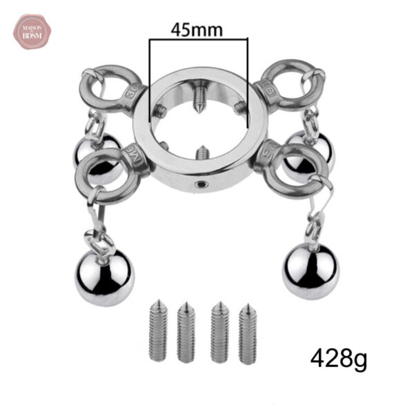 Accessoire de plaisir masculin en métal durable