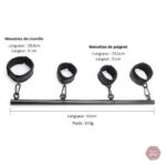 Accessoire de bondage en dentelle élégante