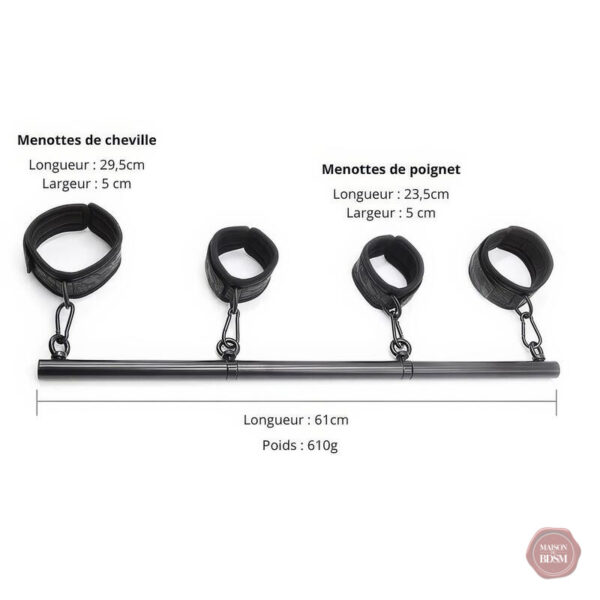Accessoire de bondage en dentelle élégante