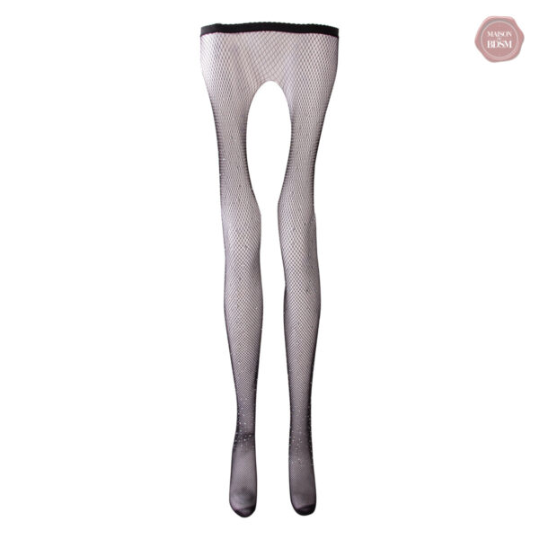 Collants fins à motifs, ajout de strass pour briller