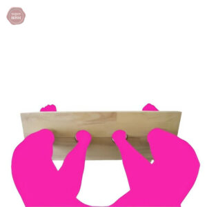 Accessoire BDSM en bois, immobilisation mains et pieds
