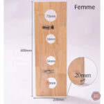 Accessoire de restraint en bois pour pratiques BDSM