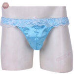 Bikini dentelle satin brillant à volants