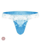 Vêtements travesti : bikini en dentelle à volants
