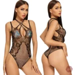 Bodysuit avec détails strass pour une allure glamour