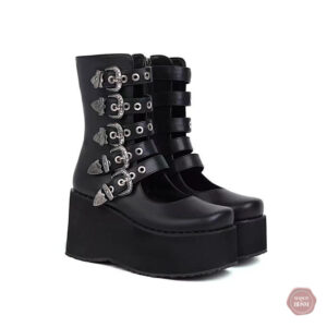 Talons hauts Sissy, bottine élégante en noir