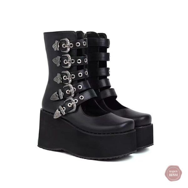 Talons hauts Sissy, bottine élégante en noir