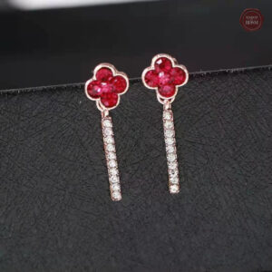 Boucles d'oreilles Sissy avec design trèfle élégant