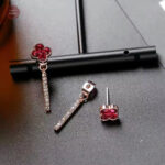 Accessoire chic : boucles d'oreilles à clip motif trèfle