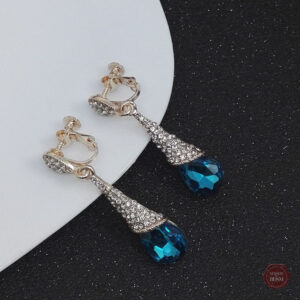 Boucles d'oreilles ANNE, design élégant en cristal