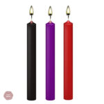 Bougies érotiques à basse température, pack de 3