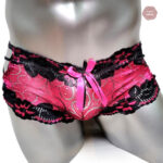 Boxers Sissy avec une finition brillante élégante