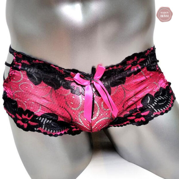 Boxers Sissy avec une finition brillante élégante